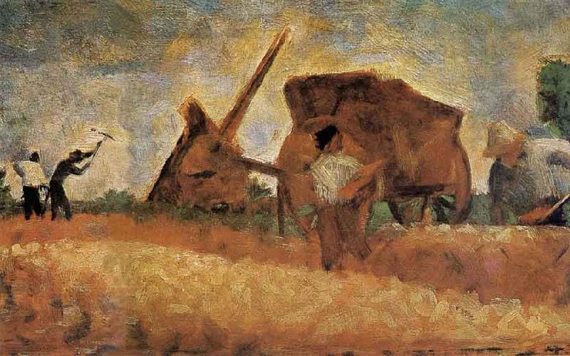 Georges Seurat Excavation Worker China oil painting art